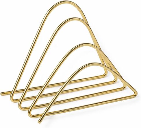 Gold Desktop Letter Sorter Metal Wire Vertical Mail Organizer File Holder in Saudi Arabia