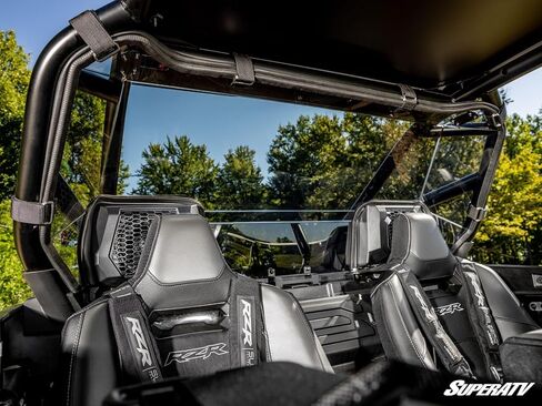 الزجاج الأمامي الخلفي SuperATV متوافق مع Polaris RZR Pro R: 2025+ | لون فاتح | 4 مقاعد مع نظام صوت Rockford Fosgate in Kuwait