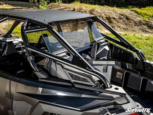 الزجاج الأمامي الخلفي SuperATV متوافق مع Polaris RZR Pro R: 2025+ | لون فاتح | 4 مقاعد مع نظام صوت Rockford Fosgate in Kuwait