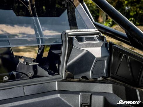الزجاج الأمامي الخلفي SuperATV متوافق مع Polaris RZR Pro R: 2025+ | لون فاتح | 4 مقاعد مع نظام صوت Rockford Fosgate in Kuwait