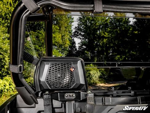 الزجاج الأمامي الخلفي SuperATV متوافق مع Polaris RZR Pro R: 2025+ | لون فاتح | 4 مقاعد مع نظام صوت Rockford Fosgate in Kuwait