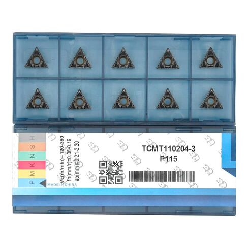 CDBP CNC Carbide Inserts TCMT32.51 / TCMT16T304-MD for Metal Cutting Steel, Semi-Finishing chipbreaker for Turning Cutter, 10 PCS. in Kuwait