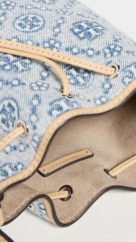 Tory Burch Women's T Monogram Denim Mini Bucket Bag in Saudi Arabia