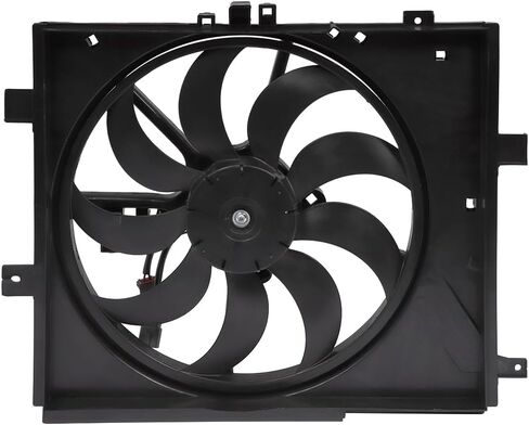 Radiator Cooling Fan Assembly Compatible with 2014-2017 for Nissan for Versa Note 1.6L,Radiator Fan Direct Fit Replacement for Engine Cooling Fan & Radiator in Saudi Arabia