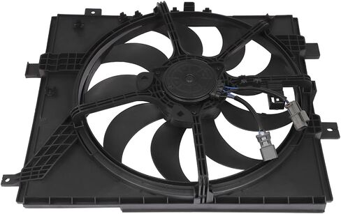 Radiator Cooling Fan Assembly Compatible with 2014-2017 for Nissan for Versa Note 1.6L,Radiator Fan Direct Fit Replacement for Engine Cooling Fan & Radiator in Saudi Arabia