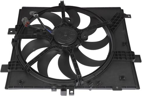 Radiator Cooling Fan Assembly Compatible with 2014-2017 for Nissan for Versa Note 1.6L,Radiator Fan Direct Fit Replacement for Engine Cooling Fan & Radiator in Saudi Arabia
