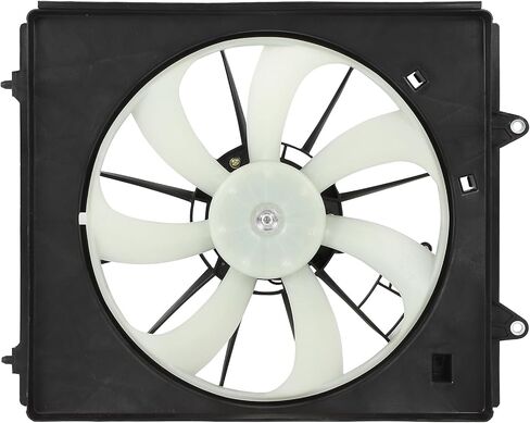 Radiator Cooling Fan Assembly Compatible with 2018-2023 for Honda for Odyssey 3.5L, Black&White Radiator Fan Direct Fit Replacement for Engine Cooling Fan in Saudi Arabia