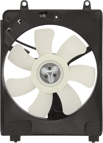 Radiator Cooling Fan Assembly Compatible with 2006-2011 for Honda for Civic 1.3L, Black&White Radiator Fan Direct Fit Replacement for Engine Cooling Fan in Saudi Arabia