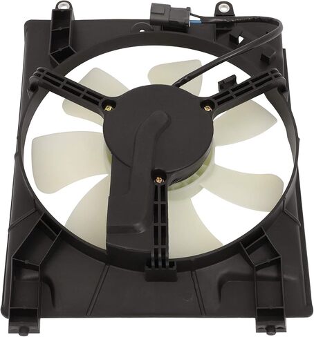 Radiator Cooling Fan Assembly Compatible with 2006-2011 for Honda for Civic 1.3L, Black&White Radiator Fan Direct Fit Replacement for Engine Cooling Fan in Saudi Arabia