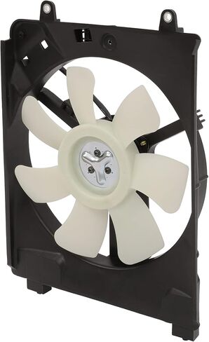 Radiator Cooling Fan Assembly Compatible with 2006-2011 for Honda for Civic 1.3L, Black&White Radiator Fan Direct Fit Replacement for Engine Cooling Fan in Saudi Arabia