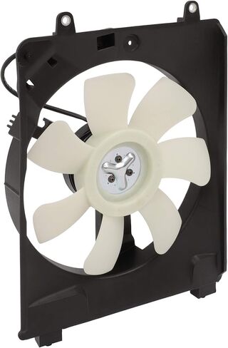 Radiator Cooling Fan Assembly Compatible with 2006-2011 for Honda for Civic 1.3L, Black&White Radiator Fan Direct Fit Replacement for Engine Cooling Fan in Saudi Arabia
