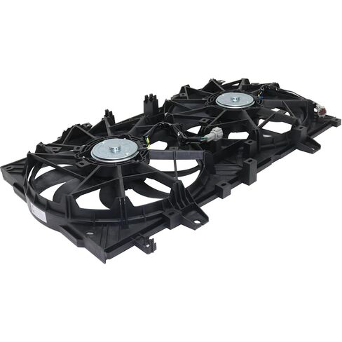 مجموعة مروحة تبريد الرادياتير البديلة تناسب Nissan Rogue 2014-2016 2.5L I4 Dual Fan in Saudi Arabia