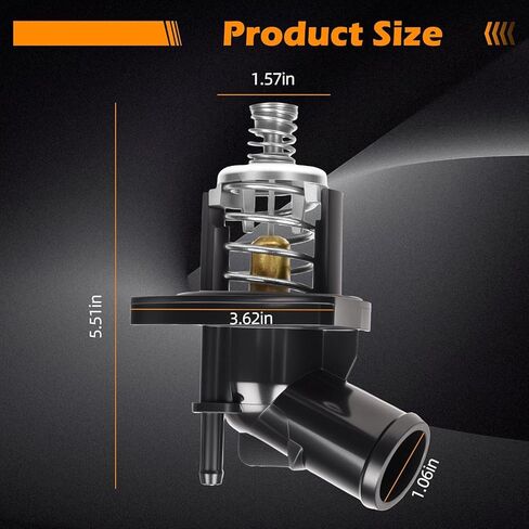 15-11125 مجموعة مبيت ترموستات تبريد المحرك متوافقة مع تشيفي سيلفرادو سوبربان تاهو كورفيت وجي إم سي سييرا يوكون وكاديلاك إسكاليد 2014-2020 لاستبدال 15-11125 902-2090 12674639 in Kuwait