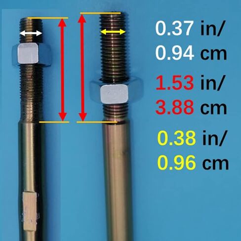 2 Tie Rod Assemblies Sets Compatible with Polaris Big Boss Magnum Norwegian Scrambler Swedish Sportsman Xplorer 300 400 400L 425 500 4X4 6X6 Left or Right Side 1995 1996 1997 Z746 in Saudi Arabia