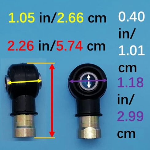 2 Tie Rod Assemblies Sets Compatible with Polaris Big Boss Magnum Norwegian Scrambler Swedish Sportsman Xplorer 300 400 400L 425 500 4X4 6X6 Left or Right Side 1995 1996 1997 Z746 in Saudi Arabia