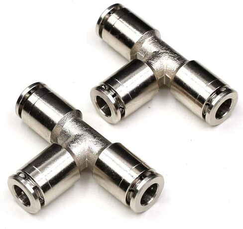 4mm Union Straight Push to connect fittings Stainless Steel Pneumatic Push Connectors,CEKER 4mm x 4mm Tube Quick Connect Fittings Air Line Fittings for 4mm Tube 2Pack in Saudi Arabia