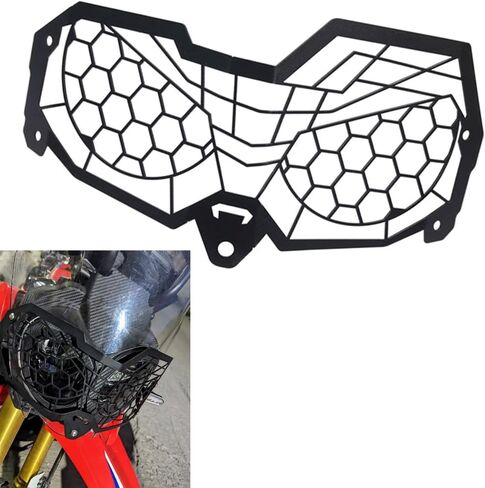 Headlight Grille Guard Grill Light HeadLamp Cover Protector Competible With CRF300L CRF300 Rally CRF 300 L 2021 2022 2023(European Version) CRF250L Rally 2017 2018 2019 in Kuwait