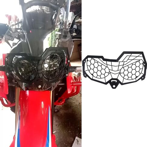 Headlight Grille Guard Grill Light HeadLamp Cover Protector Competible With CRF300L CRF300 Rally CRF 300 L 2021 2022 2023(European Version) CRF250L Rally 2017 2018 2019 in Kuwait