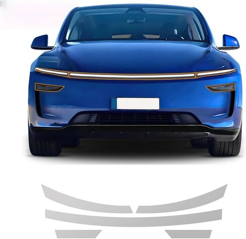 Smoke Car Taillight Fog Light Film Compatible with Tesla Model Y Juniper 2025 2026 TPU Style Headlight Switch Protective Cover Decor Car Exterior Accessories for Model Juniper Accessories in Saudi Arabia