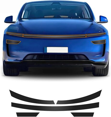 Smoke Car Taillight Fog Light Film Compatible with Tesla Model Y Juniper 2025 2026 TPU Style Headlight Switch Protective Cover Decor Car Exterior Accessories for Model Juniper Accessories in Saudi Arabia