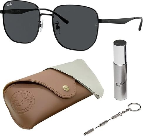 Ray-Ban RB3713D Square-Round Shaped Sunglasses for Men & Women with Official RAYBAN Eyewear Kit in Saudi Arabia
