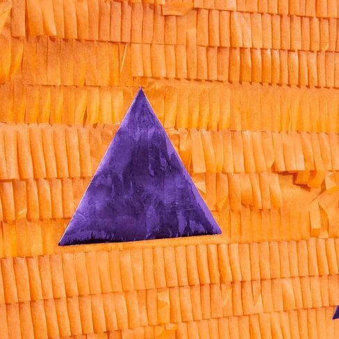 Pumpkin Pinata - 17 x 13 x 3 In, Orange Corrugated Paper, Cute Pumpkin Design - 3 Pull Strings & Easy Fill & Hang - Pinata & Party Decoration in Saudi Arabia