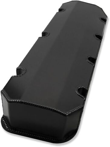 Tall Fabricated Valve Covers for Chevy BBC 396 402 427 454 502 1965-1995 Black Aluminum NO Hole in Saudi Arabia