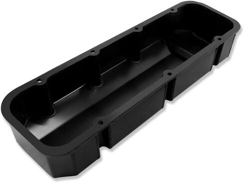 Tall Fabricated Valve Covers for Chevy BBC 396 402 427 454 502 1965-1995 Black Aluminum NO Hole in Saudi Arabia