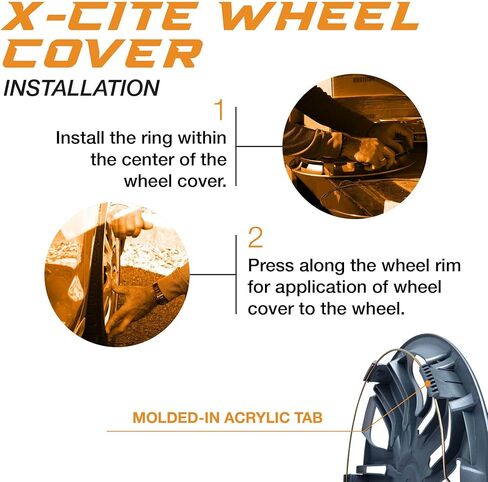 غطاء عجلة سيارة فضي عالمي مقاس 16 بوصة/مجموعة Hubcap | أداة بديلة | مجموعة من 4 | مناسب عالمي لحواف المخزون الأساسية مقاس 16 بوصة in Kuwait