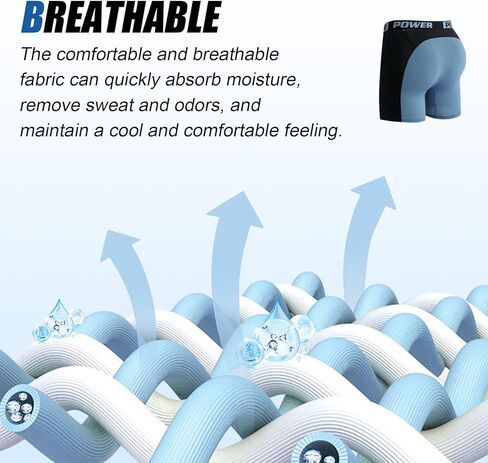 HOOFESAN Men's Underwear Boxer Briefs Soft Breathable Trunks Underwear No Ride Up Boxer Briefs for Men Multipack in Saudi Arabia