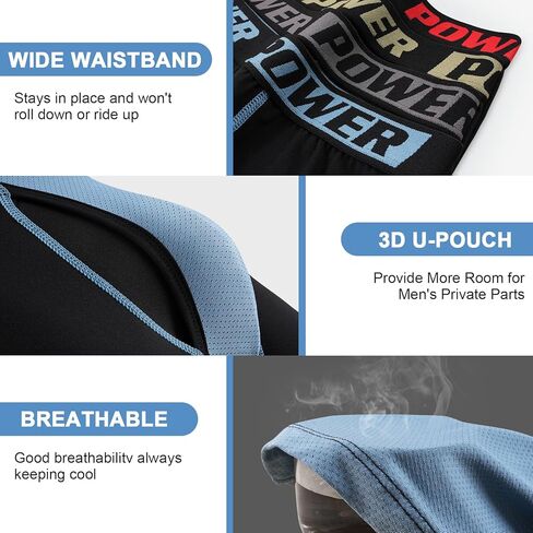 HOOFESAN Men's Underwear Boxer Briefs Soft Breathable Trunks Underwear No Ride Up Boxer Briefs for Men Multipack in Saudi Arabia