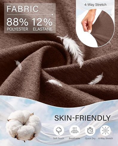 Viodia 9"/11" Comfy Bermuda Shorts for Women Sweat Knit Long Shorts Knee Length Jersey Shorts for Lounge Casual in Kuwait