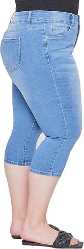 Royalty For Me Women's Women´s Plus High-Rise 2 Button Capri in Saudi Arabia