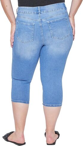 Royalty For Me Women's Women´s Plus High-Rise 2 Button Capri in Saudi Arabia