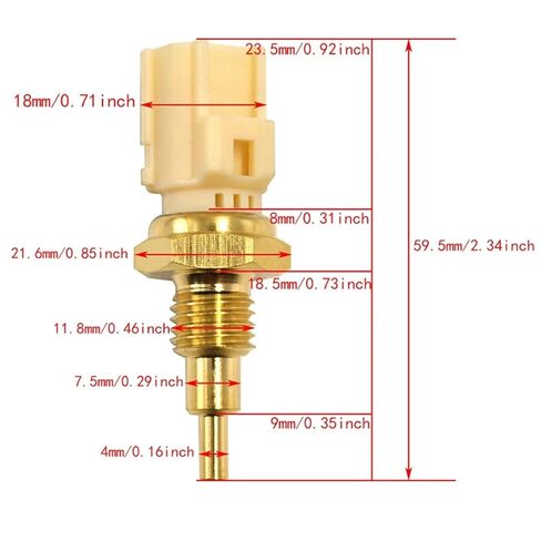 قطع غيار الدراجات النارية مستشعر درجة حرارة الماء المبرد لـ Z1 1100 EFI AC T500 M1100 M9000 XF1100 XF9000 ZR4000 in Kuwait
