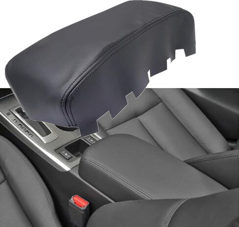GXARTS Car Center Console Armrest Lid Replacement Leather Armrest Pad Cover Black Compatible with Nissan Altima 2013 2014 2015 2016 2017 2018 (Leather Part Only) in Saudi Arabia