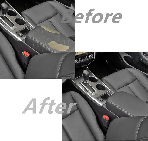 GXARTS Car Center Console Armrest Lid Replacement Leather Armrest Pad Cover Black Compatible with Nissan Altima 2013 2014 2015 2016 2017 2018 (Leather Part Only) in Saudi Arabia