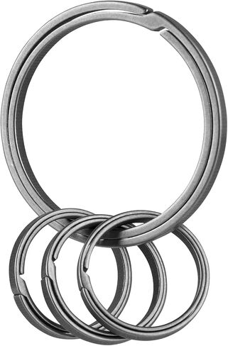 KEEPO LINK Multi-Use Titanium Key Ring - DIY EDC Keychain Rings for Men & Women, Split Keyring for Dog tag, Everyday Carry in Saudi Arabia