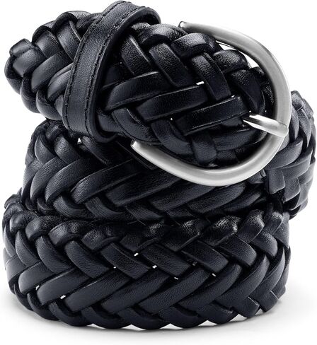 Lands' End Women's Leather Braided Belt in Saudi Arabia
