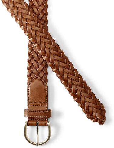 Lands' End Women's Leather Braided Belt in Saudi Arabia