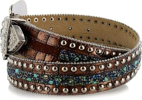 Angel Ranch 1 1/2" Brown Ladies' Fashion Belt in Kuwait