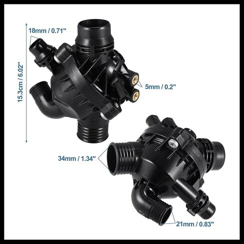 Thermostat Housing Assembly 11537601158 Engine Coolant Thermostat Housing Assembly for BMW X1 X5 X6 135i 335i 2011 2012 2013 Durable Material in Saudi Arabia