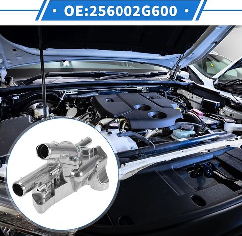 No.256002G600 مجموعة مبيت منظم حرارة مبرد المحرك من الألومنيوم مع مستشعر لشركة Hyundai Sonata 2008-2010 لكيا روندو أوبتيما 2008-2010 لكيا أوبتيما 2009-2010 2.4L in Saudi Arabia