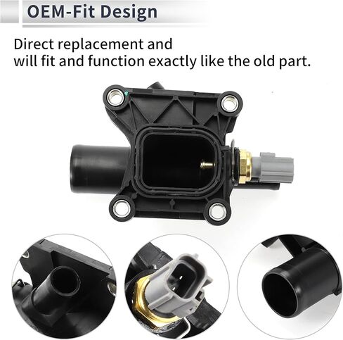 Car Thermostat for Land Rover LR2 2013-2015 for Discovery Sport 2015-2017 Durable Engine Coolant Thermostat Housing Assembly No.LR025564 Plastic 1 Pcs in Saudi Arabia