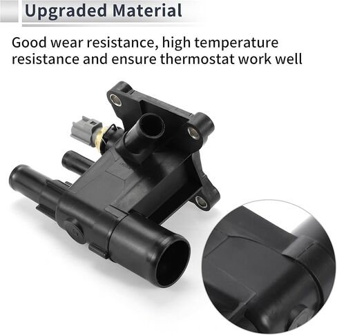 Car Thermostat for Land Rover LR2 2013-2015 for Discovery Sport 2015-2017 Durable Engine Coolant Thermostat Housing Assembly No.LR025564 Plastic 1 Pcs in Saudi Arabia