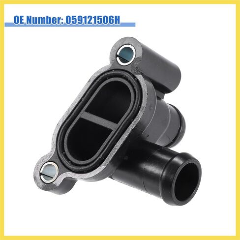 Car Engine Coolant Thermostat Housing Assembly 059121506H for Audi A6 3.0L TDI V6 DIESEL A/T Quattro TDI Premium Plus Sedan 2014-2016 Benefit in Kuwait