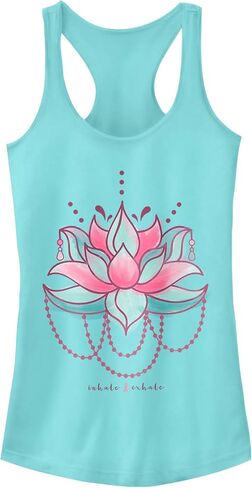 قميص بدون أكمام للصغار من Chin UP Inhale Exhale Lotus Flower Racerback in Kuwait