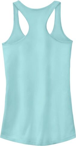 Junior's Chin UP Inhale Exhale Lotus Flower Racerback Tank Top in Saudi Arabia