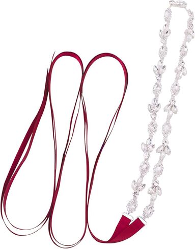 Bridal Belt Crystal Wedding Belt Thin Rhinestone Belt,Crystal Sash for Wedding Dress Bridesmaid Flower Gril in Kuwait