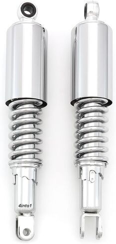 Reproduction Shocks - Chrome - Eye/Clevis - 335mm (13.2") - Fits Honda CB750K - 1969-1978 - CB750F - 1975-1978 in Saudi Arabia